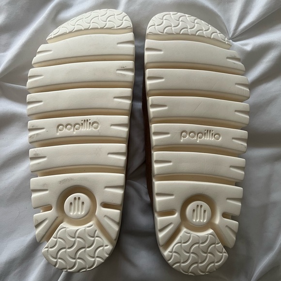 Warm Sand Birkenstock Papilla Platform Sandals - Picture 4 of 5